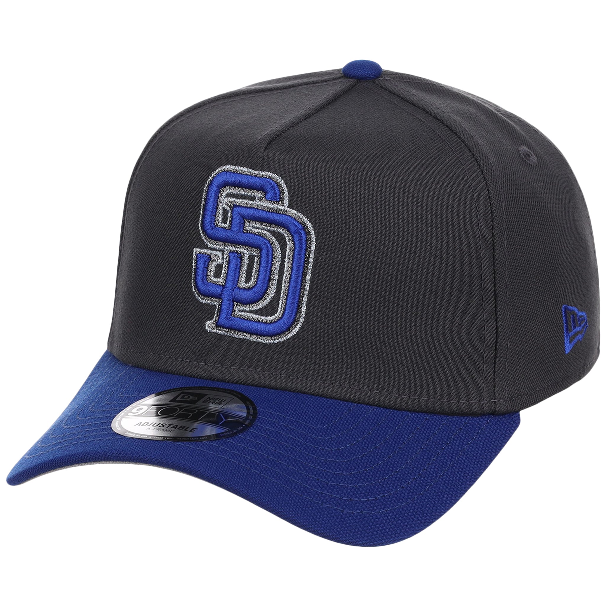 San Diego Padres MLB Graphite x Royal FASHION CORE New Era 9FORTY A-Frame