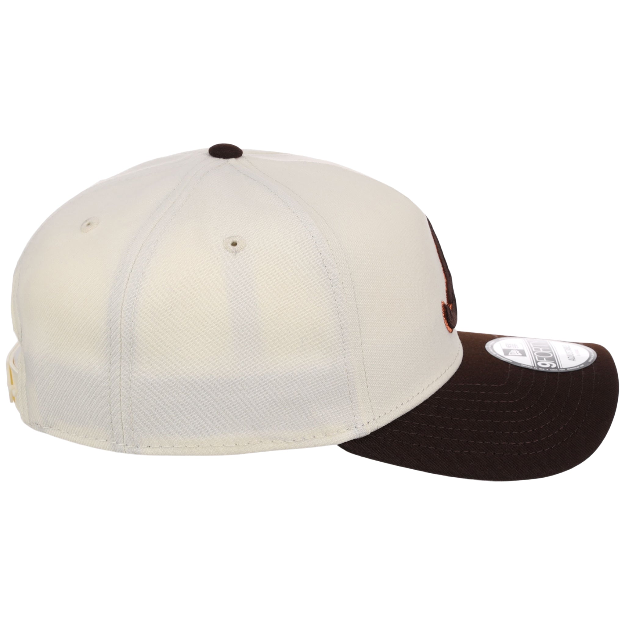 Atlanta Braves MLB Chrome x Burnt Wood FASHION CORE New Era 9FORTY A-Frame