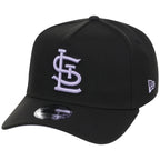St. Louis Cardinals MLB Black x Lavender FASHION CORE New Era 9FORTY A-Frame