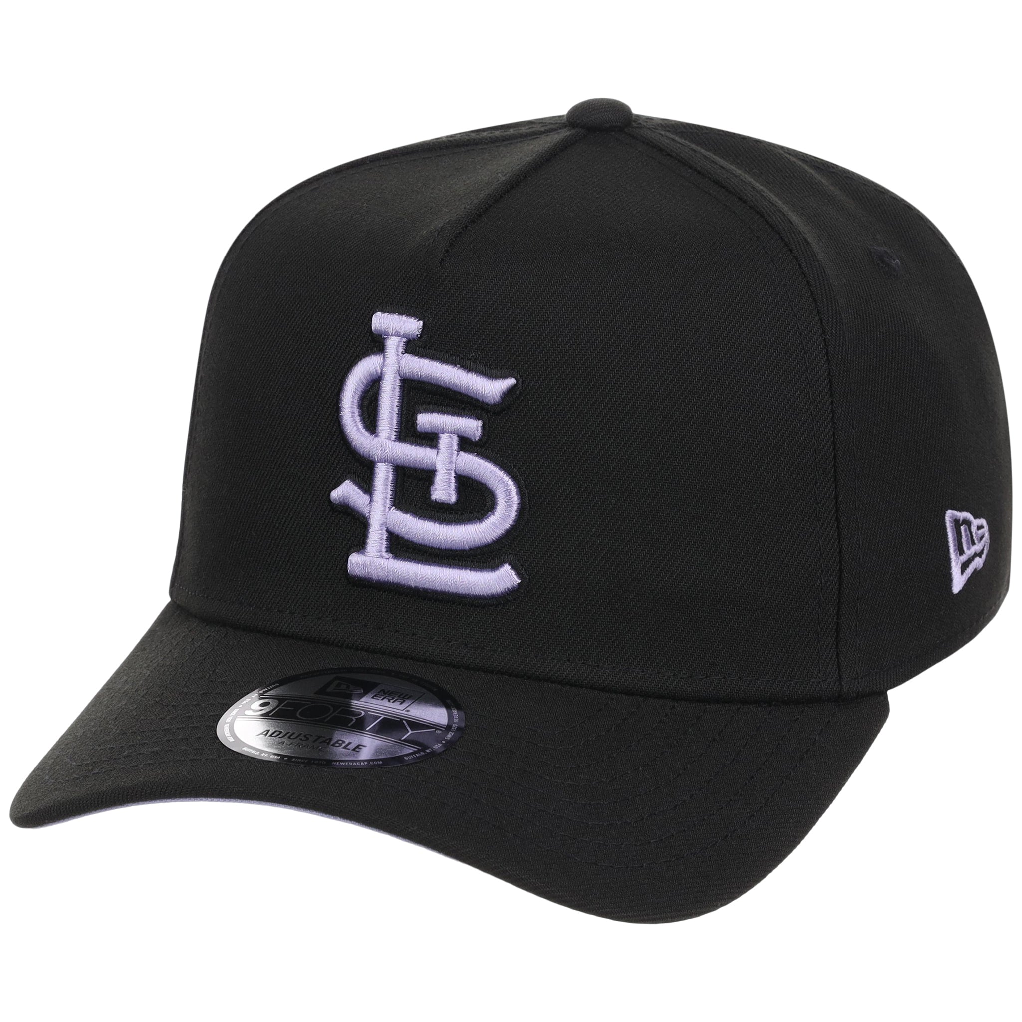 St. Louis Cardinals MLB Black x Lavender FASHION CORE New Era 9FORTY A-Frame