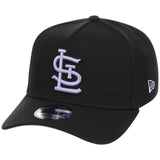 St. Louis Cardinals MLB Black x Lavender FASHION CORE New Era 9FORTY A-Frame