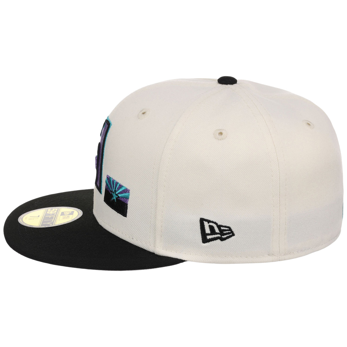 Arizona Diamondbacks Phoenix Crown the City New Era 59FIFTY (Chrome/Black)