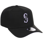 Seattle Mariners MLB Black x Lavender FASHION CORE New Era 9FORTY A-Frame