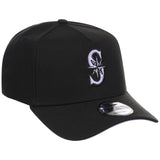Seattle Mariners MLB Black x Lavender FASHION CORE New Era 9FORTY A-Frame
