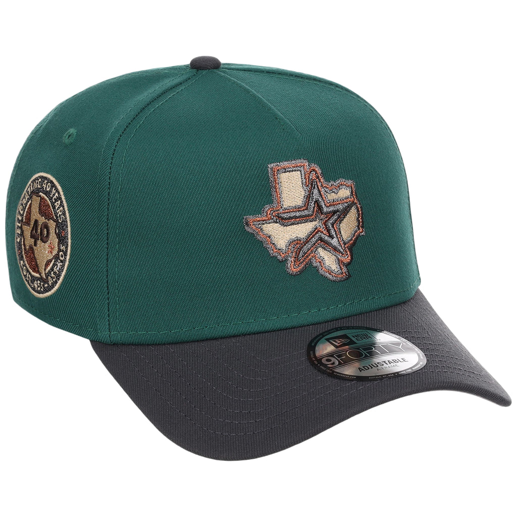 Houston Astros MLB Emerald Graphite New Era 9FORTY