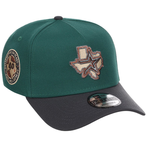 Houston Astros MLB Emerald Graphite New Era 9FORTY