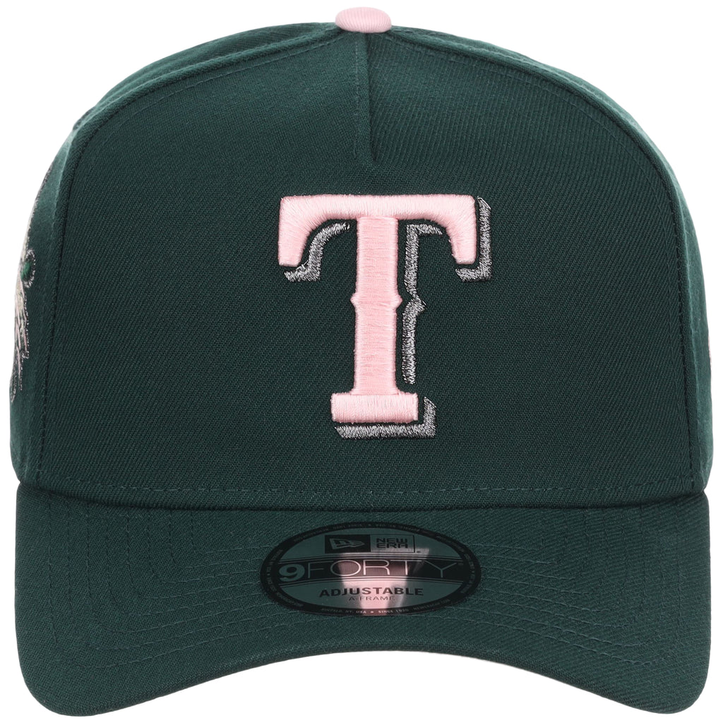 Texas Rangers MLB Emerald Bloom New Era 9FORTY A-Frame