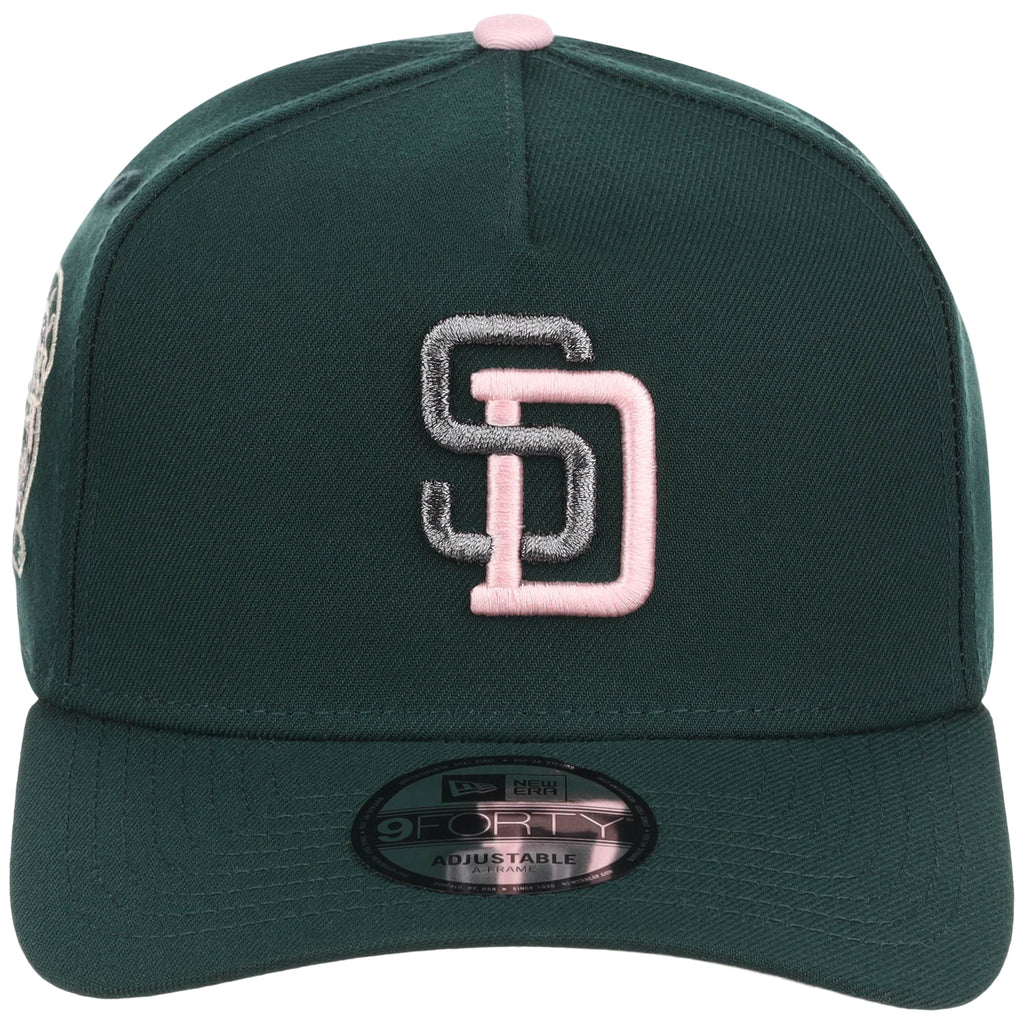 San Diego Padres MLB Emerald Bloom New Era 9FORTY A-Frame