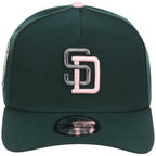 San Diego Padres MLB Emerald Bloom New Era 9FORTY A-Frame