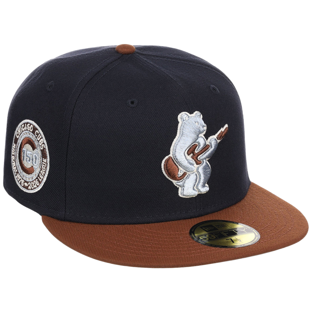 Chicago Cubs MLB Navy Auburn New Era 59FIFTY