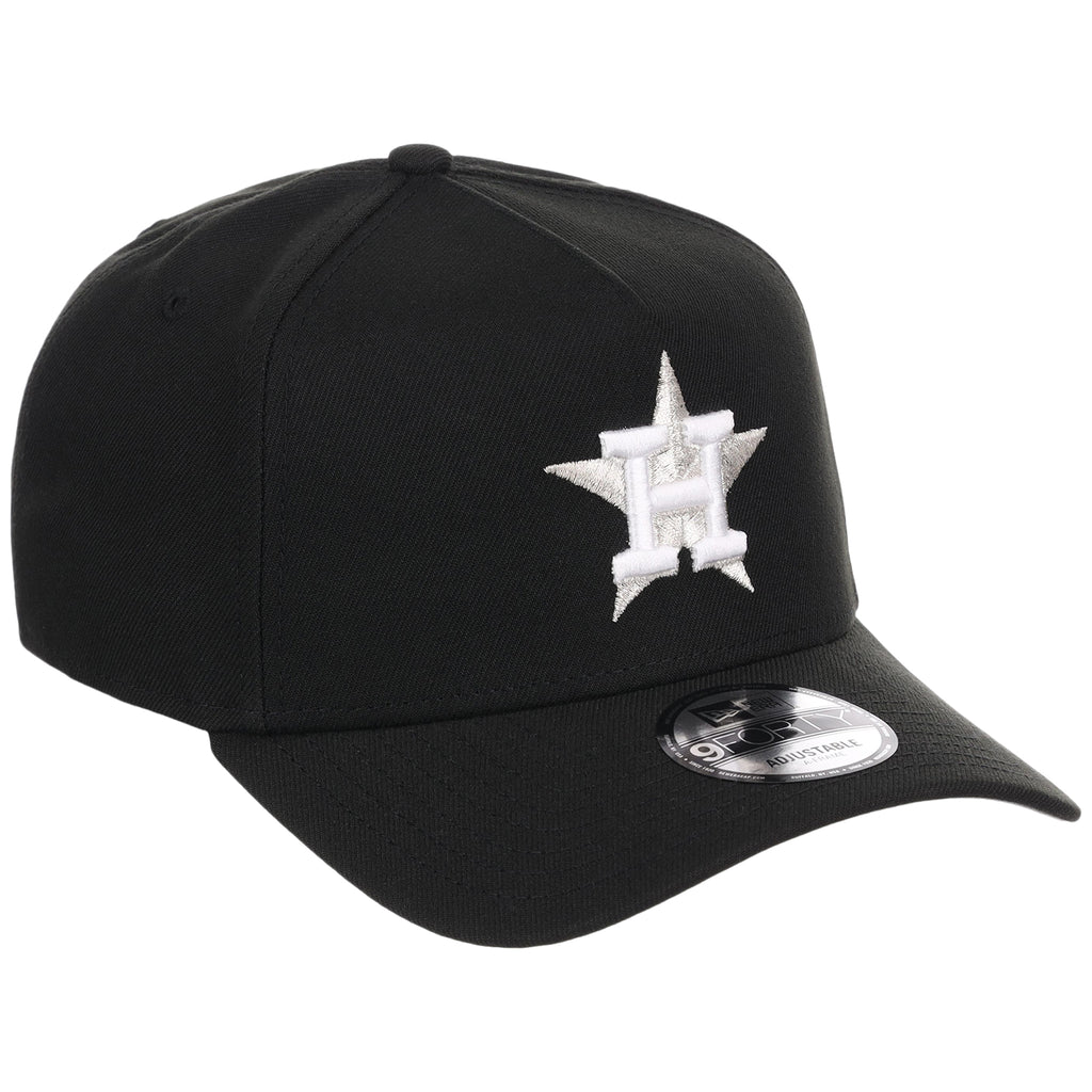 Houston Astros MLB Black x White FASHION CORE New Era 9FORTY A-Frame