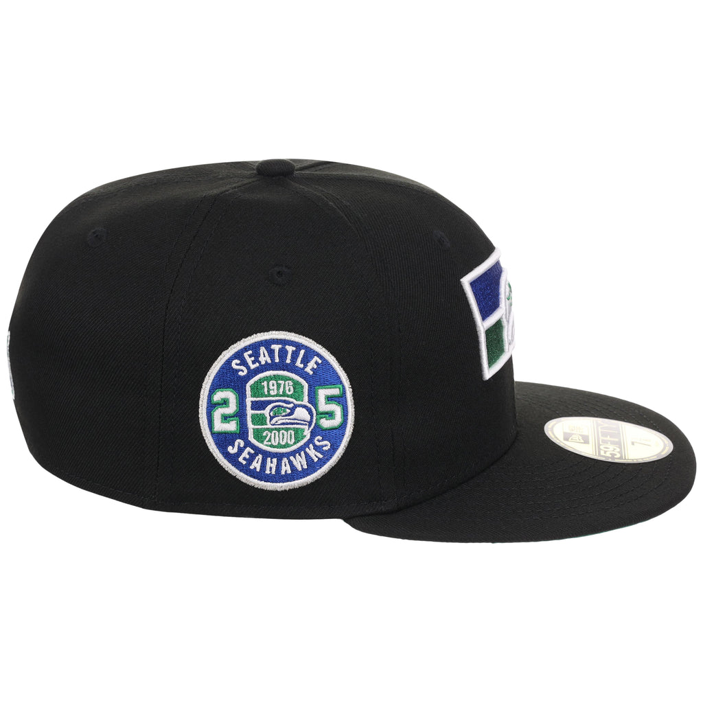 Seattle Seahawks NFL Black Dome New Era 59FIFTY