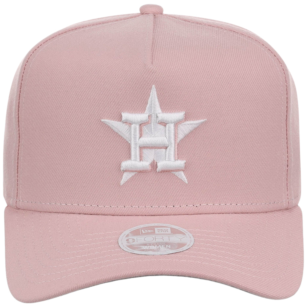 Houston Astros Women's New Era 9FORTY Pink A-Frame