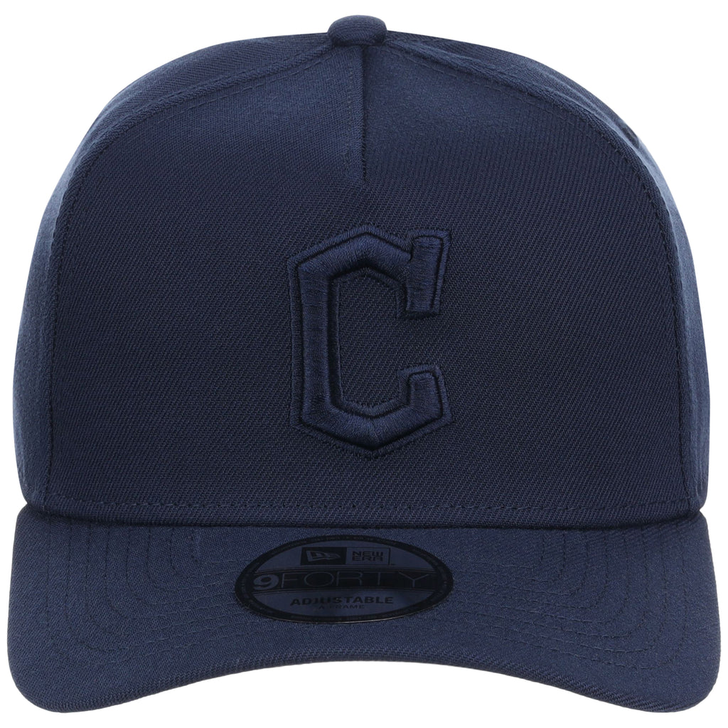Cleveland Indians MLB Navy FASHION CORE New Era 9FORTY A-Frame