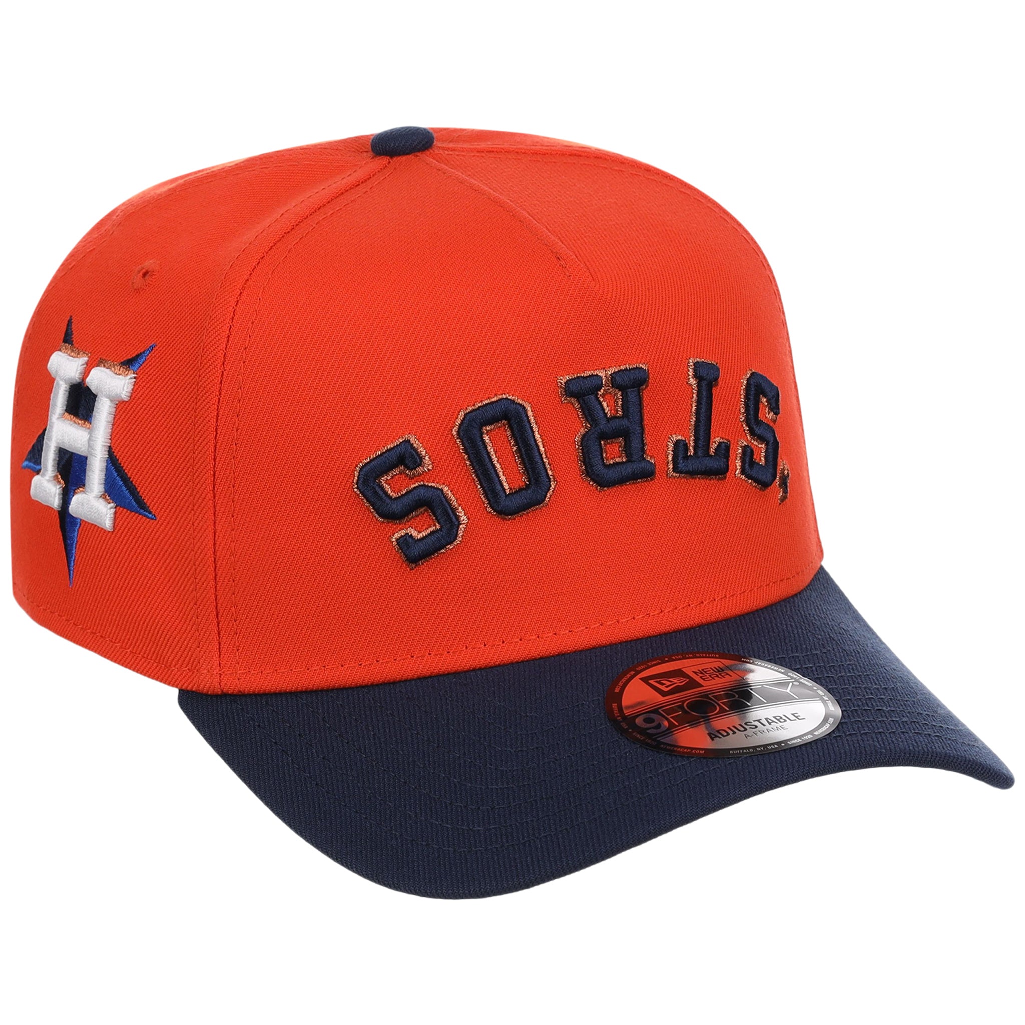 Houston Astros MLB Flipmode 2.0 New Era 9FORTY A-Frame (Orange/Navy/Kelly Green)
