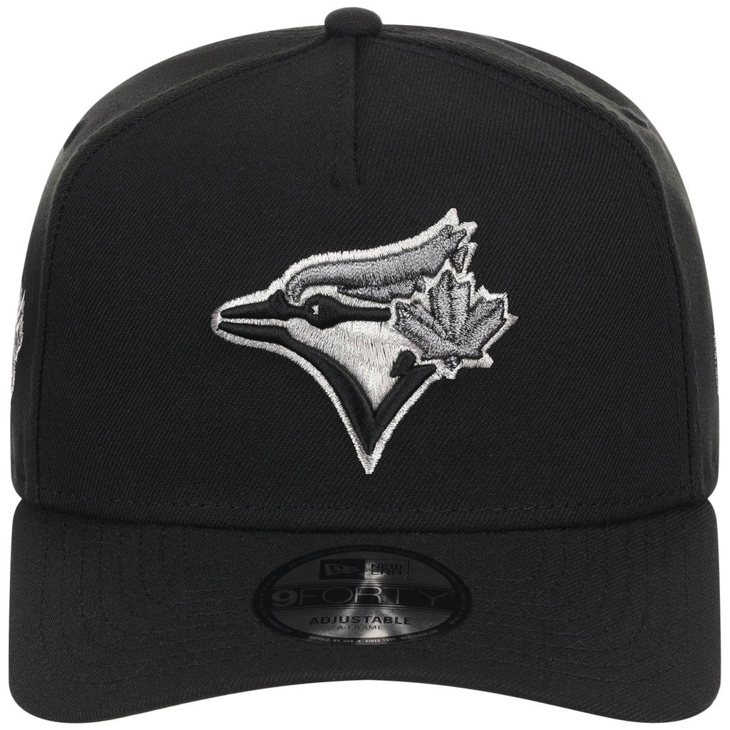 Toronto Blue Jays MLB Liquid Titanium New Era 9FORTY A-Frame