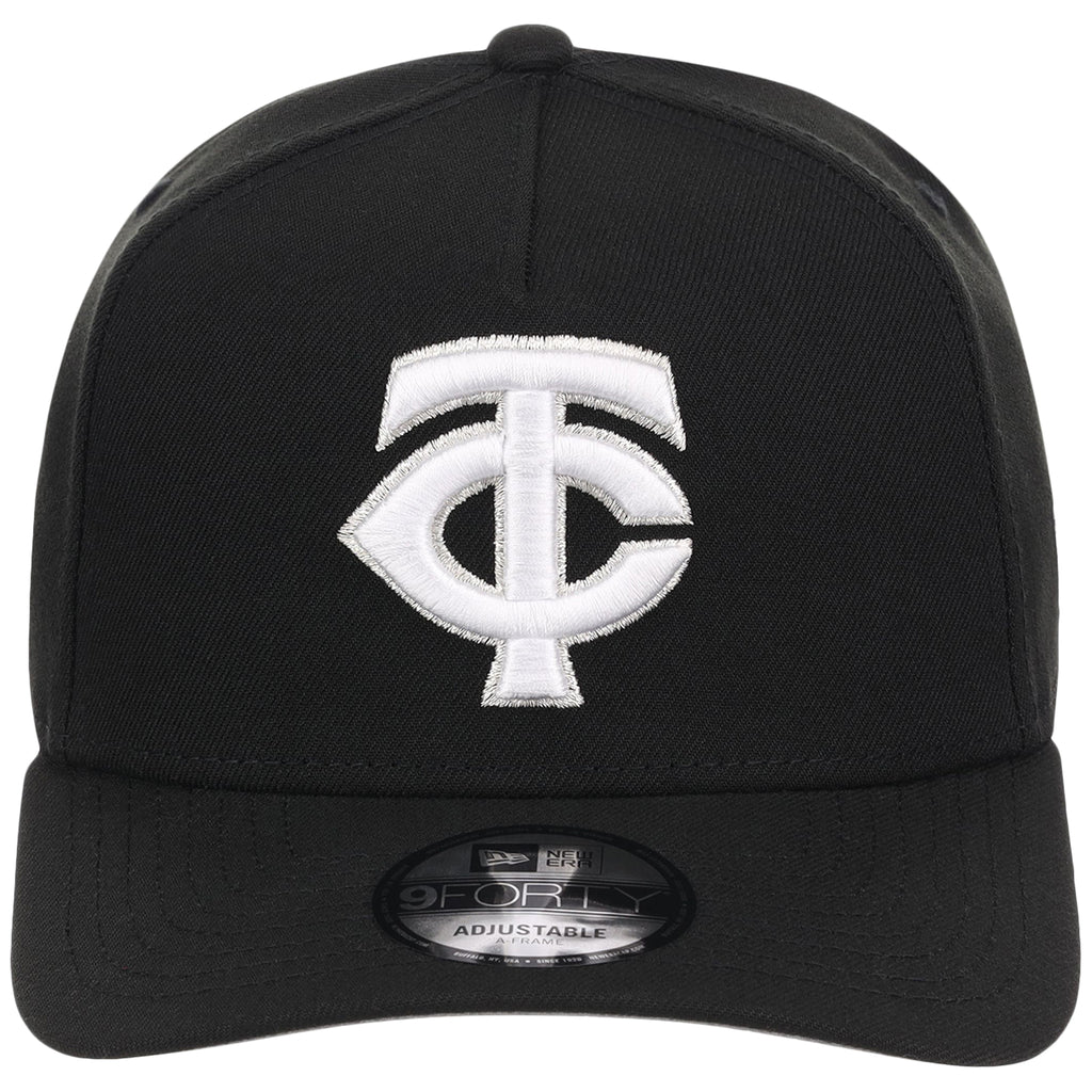 Minnesota Twins MLB Black x White FASHION CORE New Era 9FORTY A-Frame
