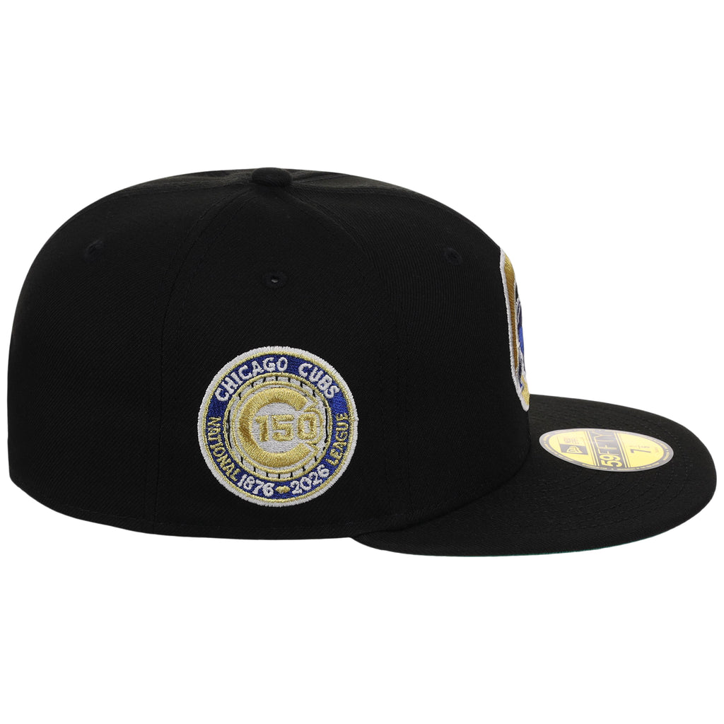Chicago Cubs Northside Chicago Crown the City New Era 59FIFTY (Black/Black)