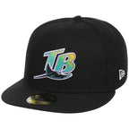 Tampa Bay Rays MLB Cooperstown Authentic Collection New Era 59FIFTY (Black/Black)