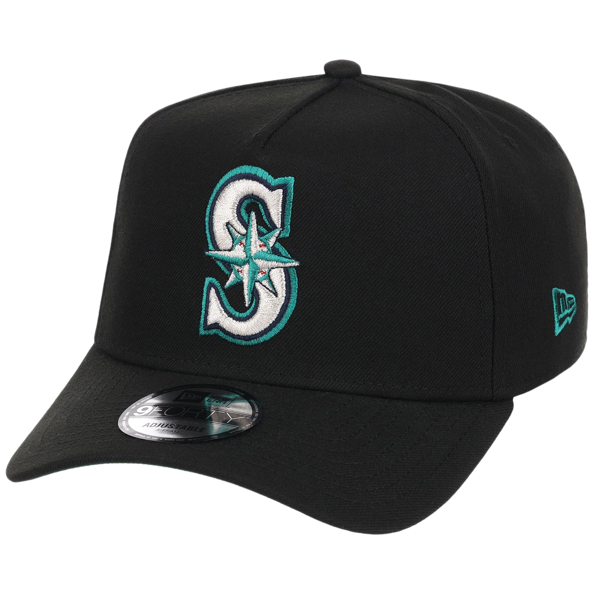Seattle Mariners MLB Black Dome New Era 9FORTY A-Frame