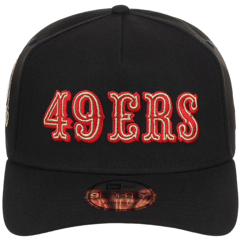 San Francisco 49Ers NFL Black Dome New Era 9FORTY A-Frame