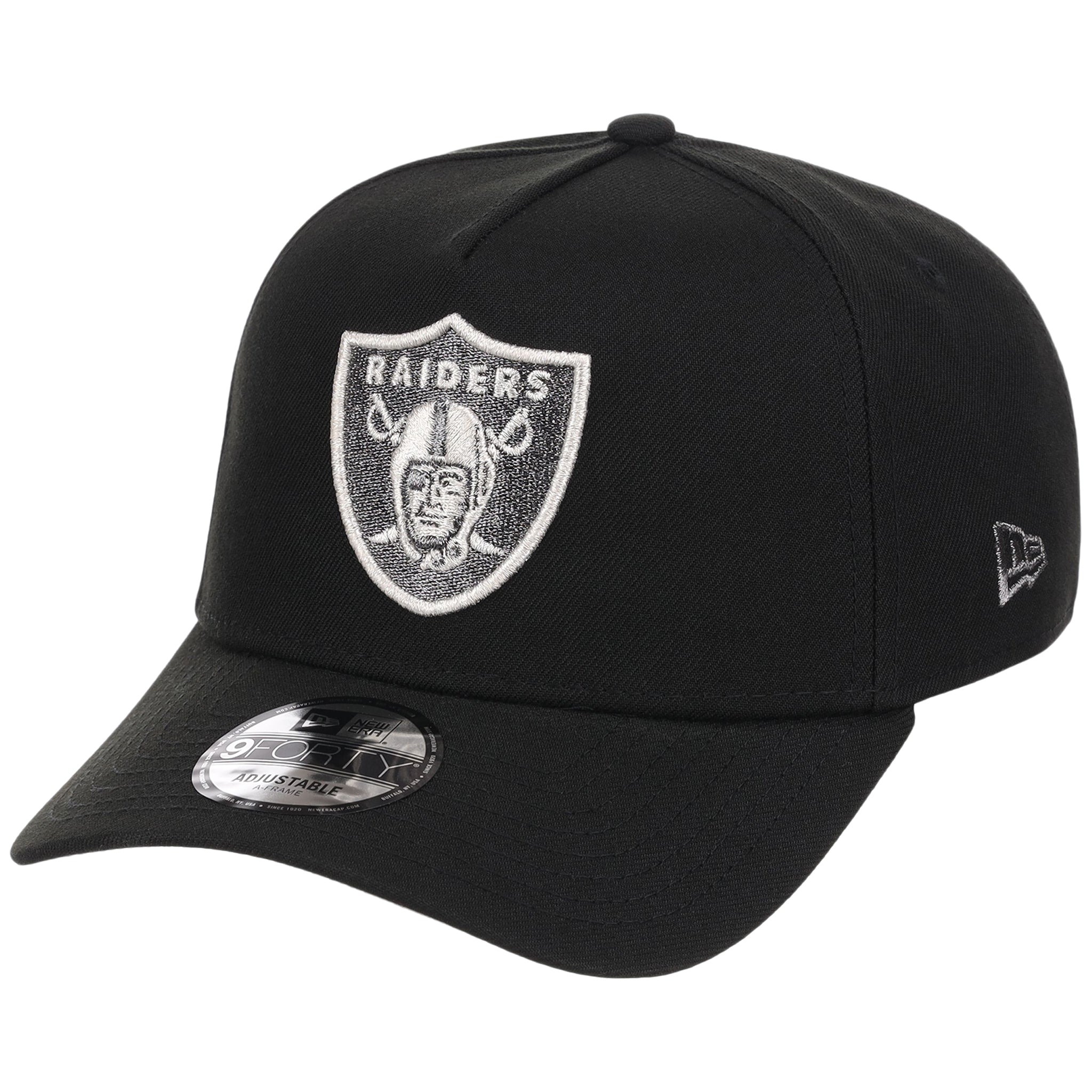 Las Vegas Raiders NFL Liquid Titanium New Era 9FORTY