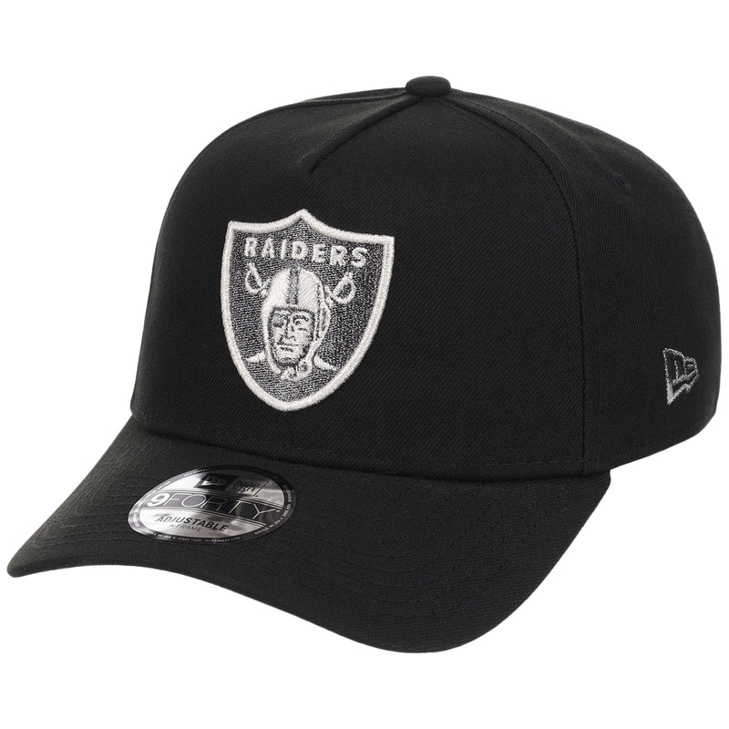 Las Vegas Raiders NFL Liquid Titanium New Era 9FORTY – LidsHatDrop
