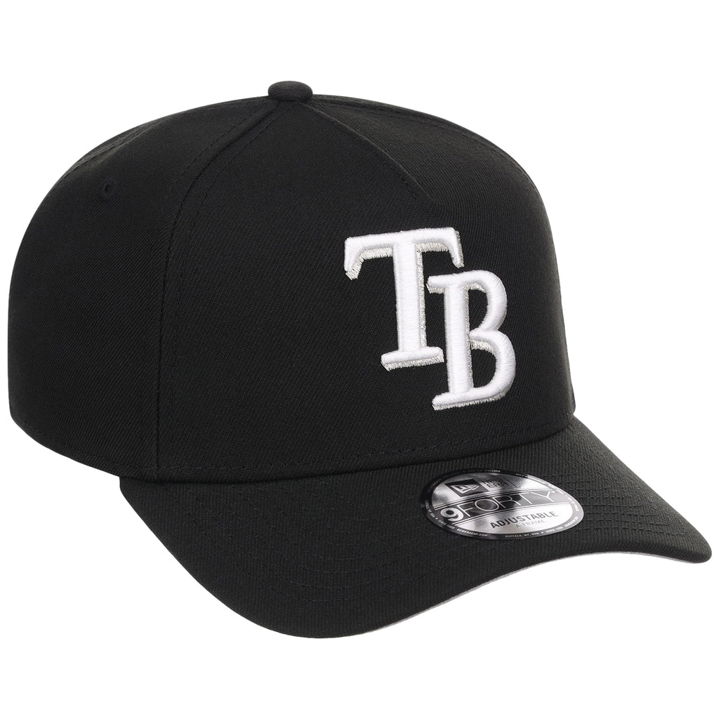 Tampa Bay Rays MLB Black x White FASHION CORE New Era 9FORTY A-Frame