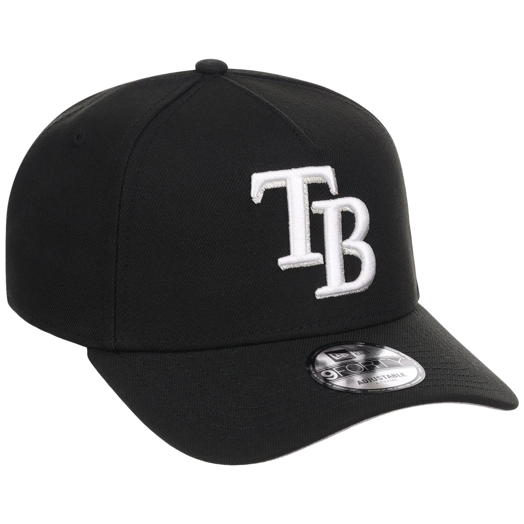Tampa Bay Rays MLB Black x White FASHION CORE New Era 9FORTY A-Frame