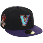 Arizona Diamondbacks MLB Flipmode 2.0 New Era 59FIFTY (Black/Purple/Gray)