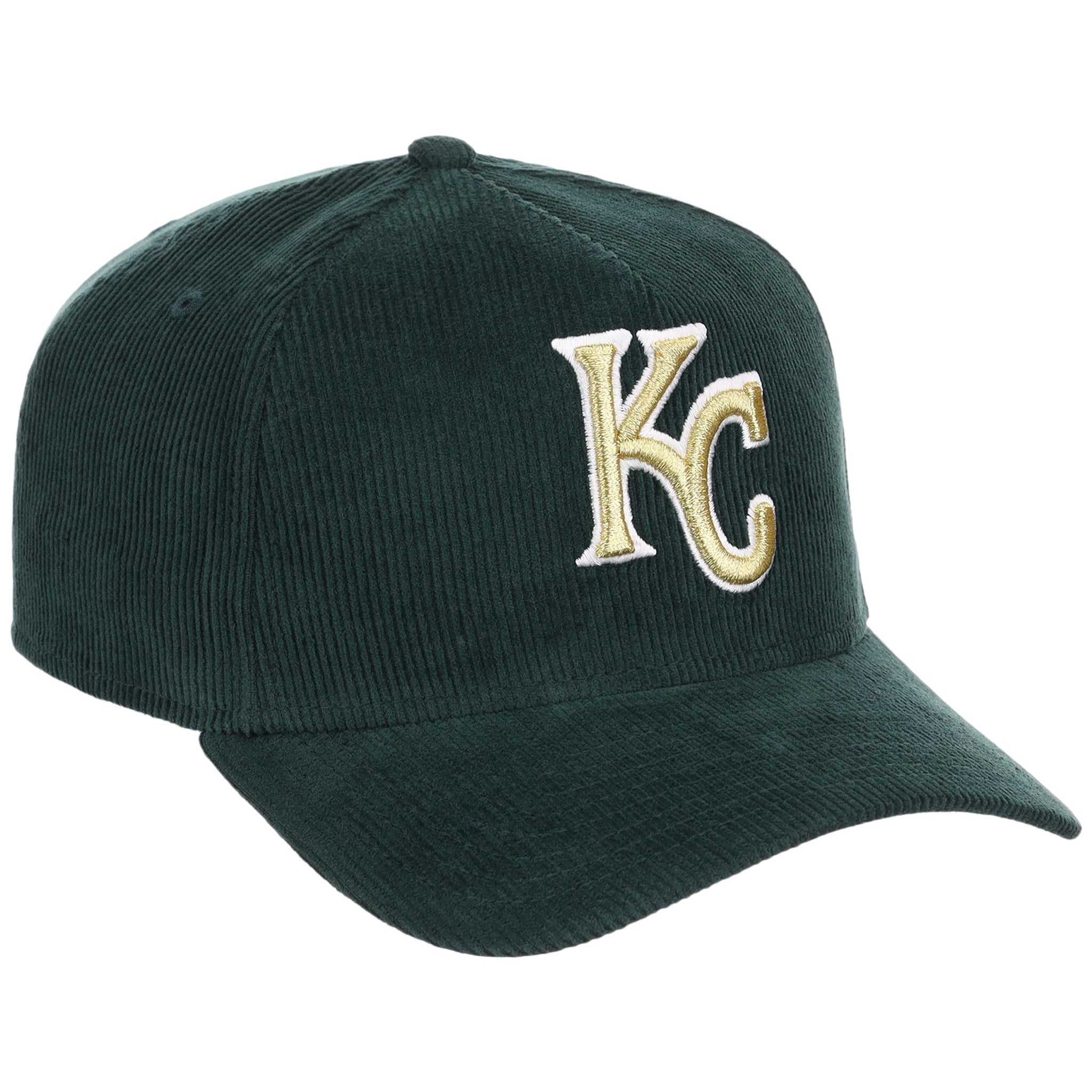 Kansas City Royals MLB Dark Green Cord FASHION CORE New Era 9FORTY A-Frame