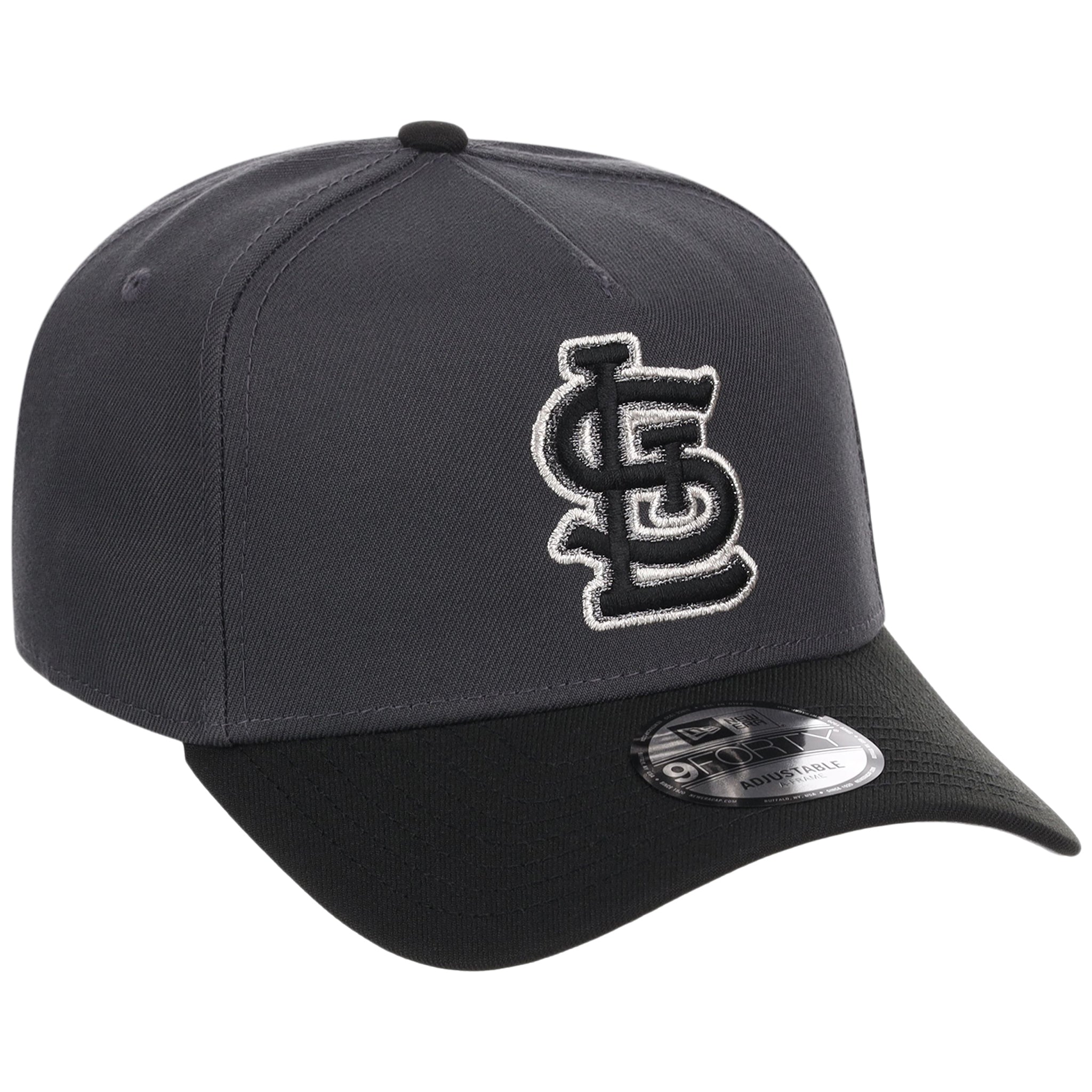 St. Louis Cardinals MLB Graphite x Black FASHION CORE New Era 9FORTY A-Frame