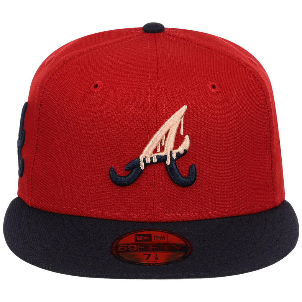 Atlanta Braves Peach Drip Atlanta Crown the City New Era 59FIFTY