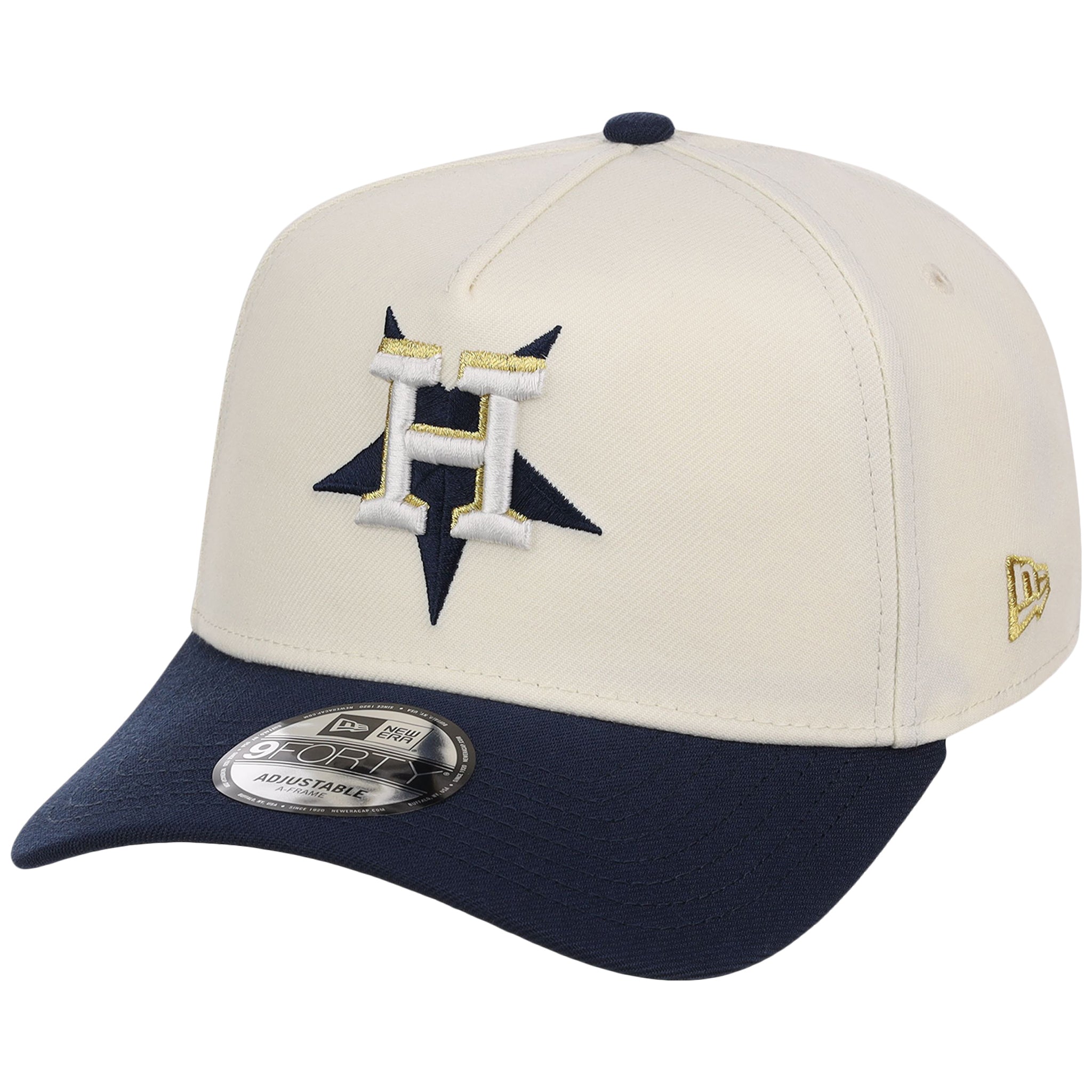 Houston Astros MLB Flipmode 2.0 New Era 9FORTY A-Frame (Chrome/Navy/Gray)