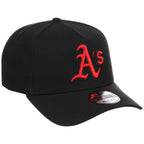 Oakland Athletics MLB Black x Red FASHION CORE New Era 9FORTY A-Frame
