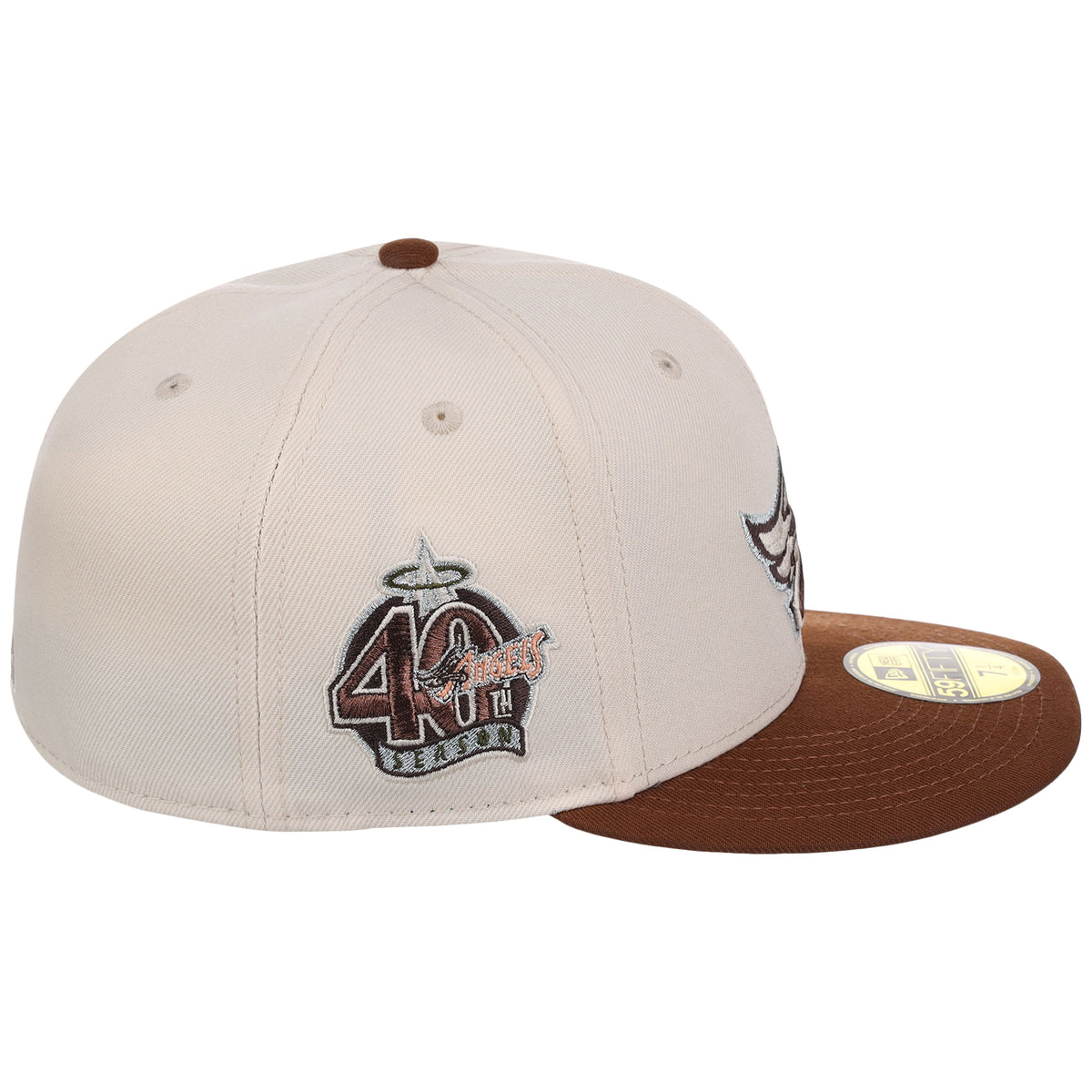 Anaheim Angels MLB Auburn Cream New Era 59FIFTY