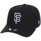 San Francisco Giants MLB Black x Lavender FASHION CORE New Era 9FORTY A-Frame