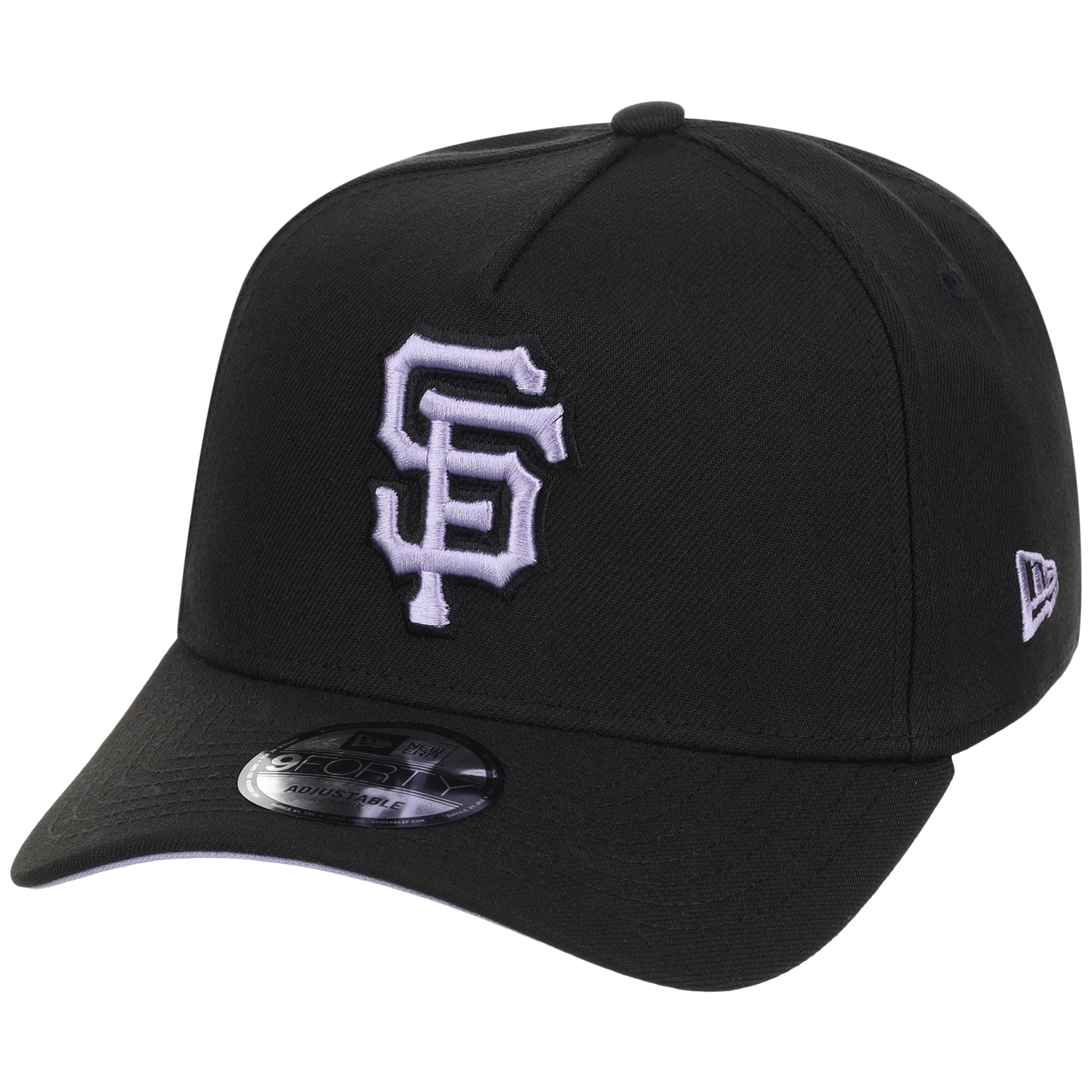 San Francisco Giants MLB Black x Lavender FASHION CORE New Era 9FORTY A-Frame