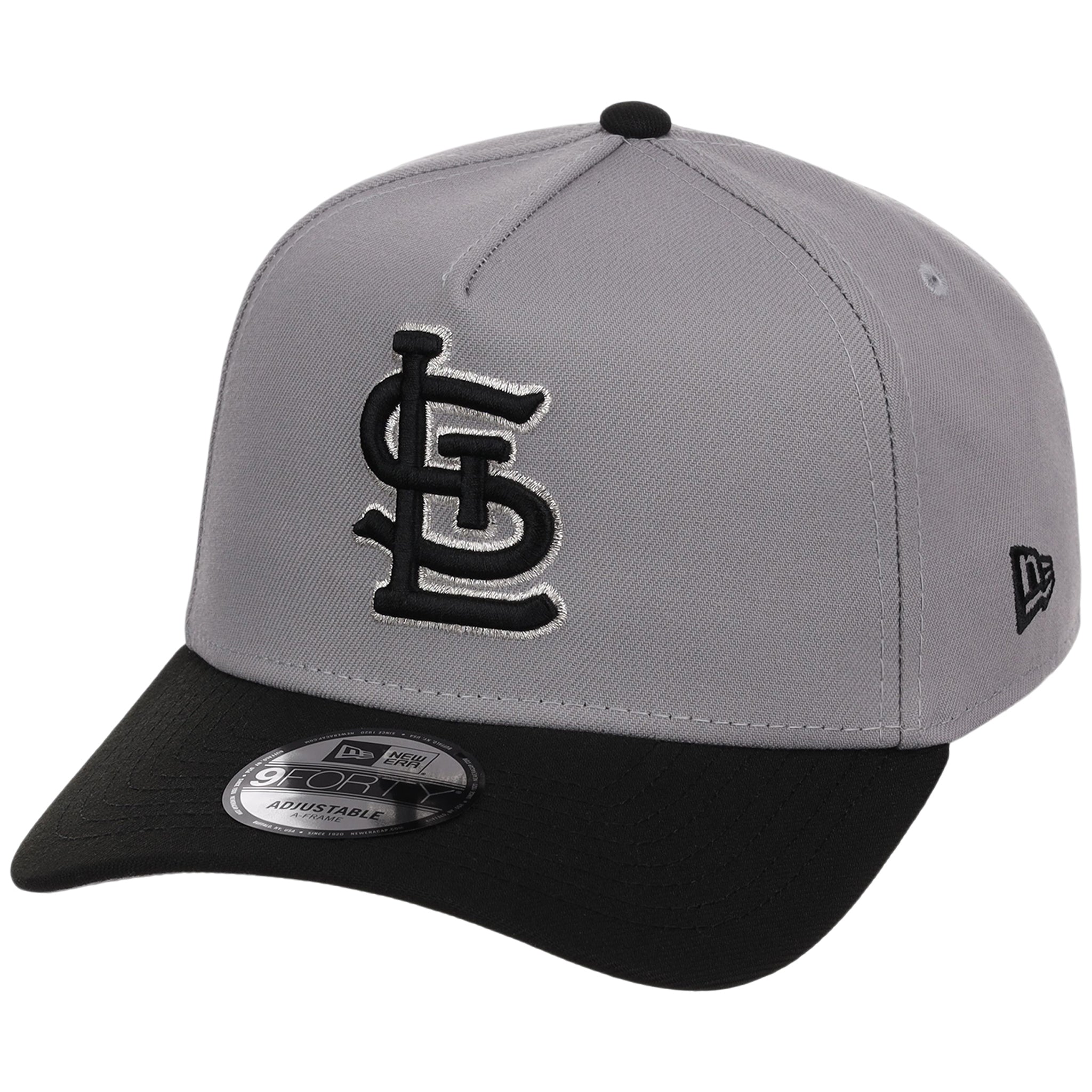 St. Louis Cardinals MLB Gray x Black FASHION CORE New Era 9FORTY A-Frame