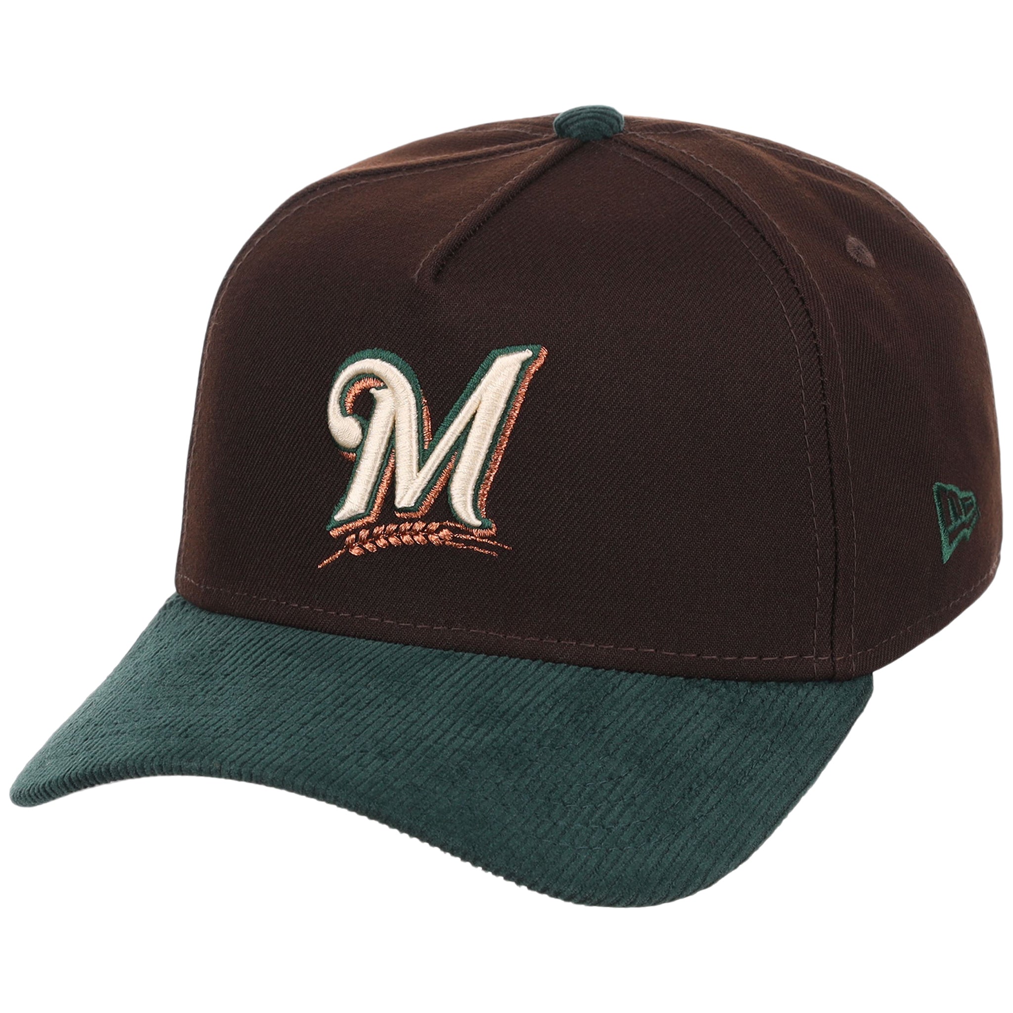 Milwaukee Brewers MLB Forest Ember New Era 9FORTY A-Frame
