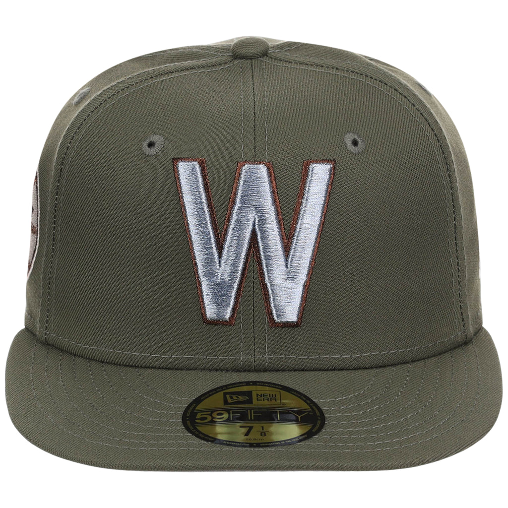 Washington Nationals MLB Olive Alloy New Era 59FIFTY