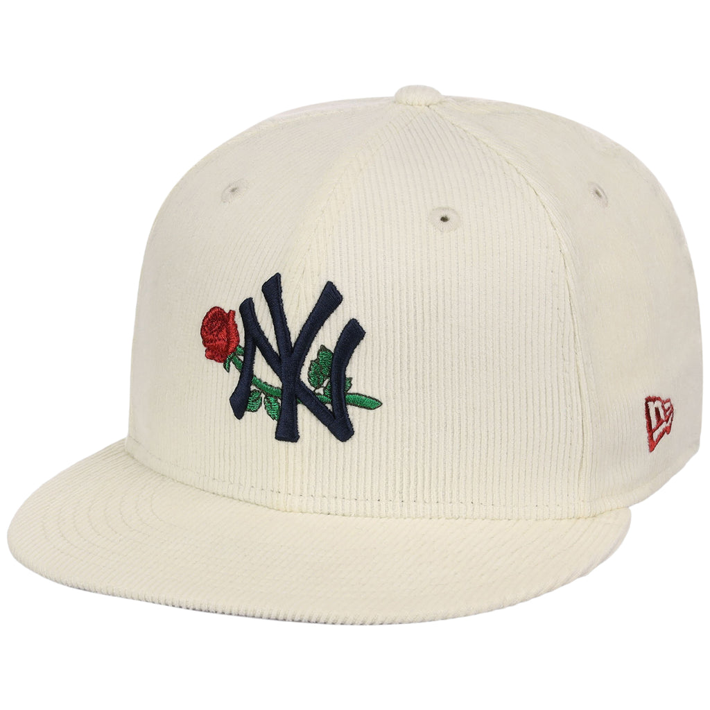New York Yankees 'Concrete Roses' New Era 59FIFTY (Chrome/Chrome)