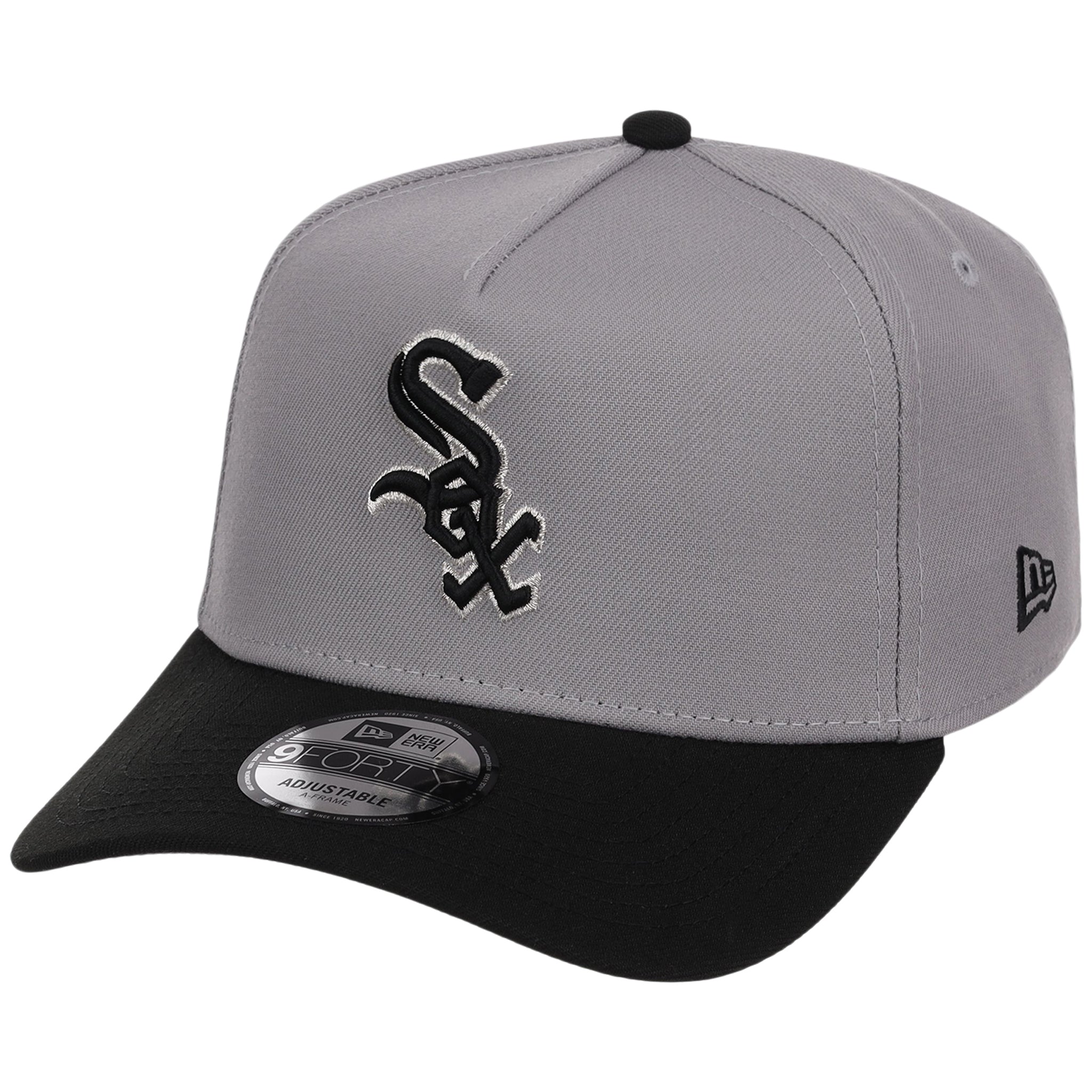 Chicago White Sox MLB Gray x Black FASHION CORE New Era 9FORTY A-Frame