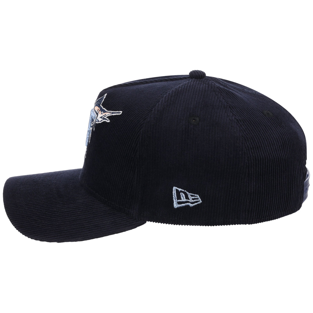 Florida Marlins MLB Peach Ice Navy Cord New Era 9FORTY A-Frame – 6