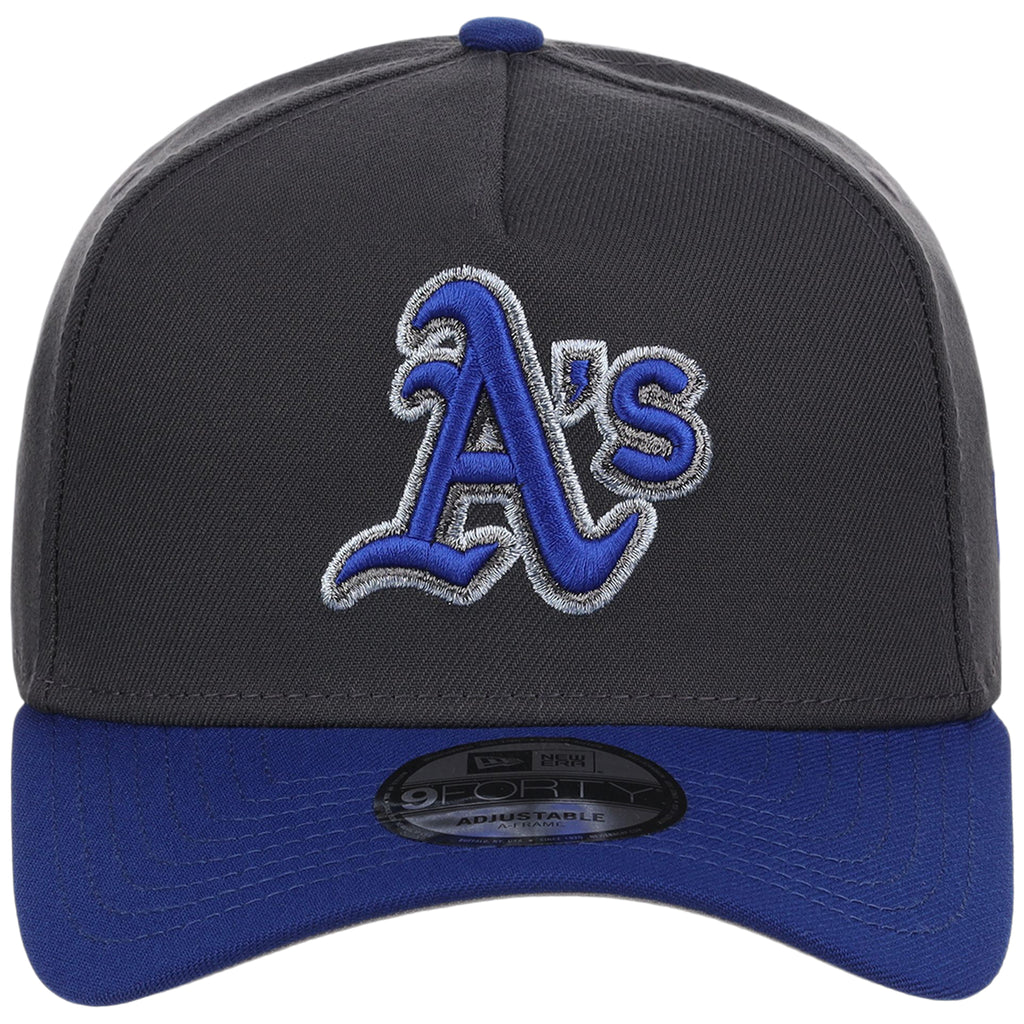 Oakland Athletics MLB Graphite x Royal FASHION CORE New Era 9FORTY A-Frame