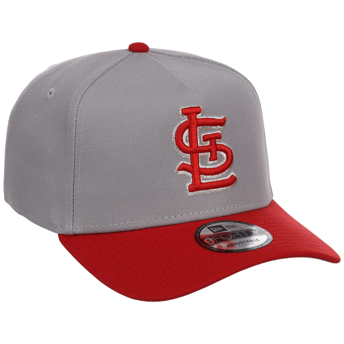 St. Louis Cardinals MLB Gray OTC FASHION CORE New Era 9FORTY A-Frame