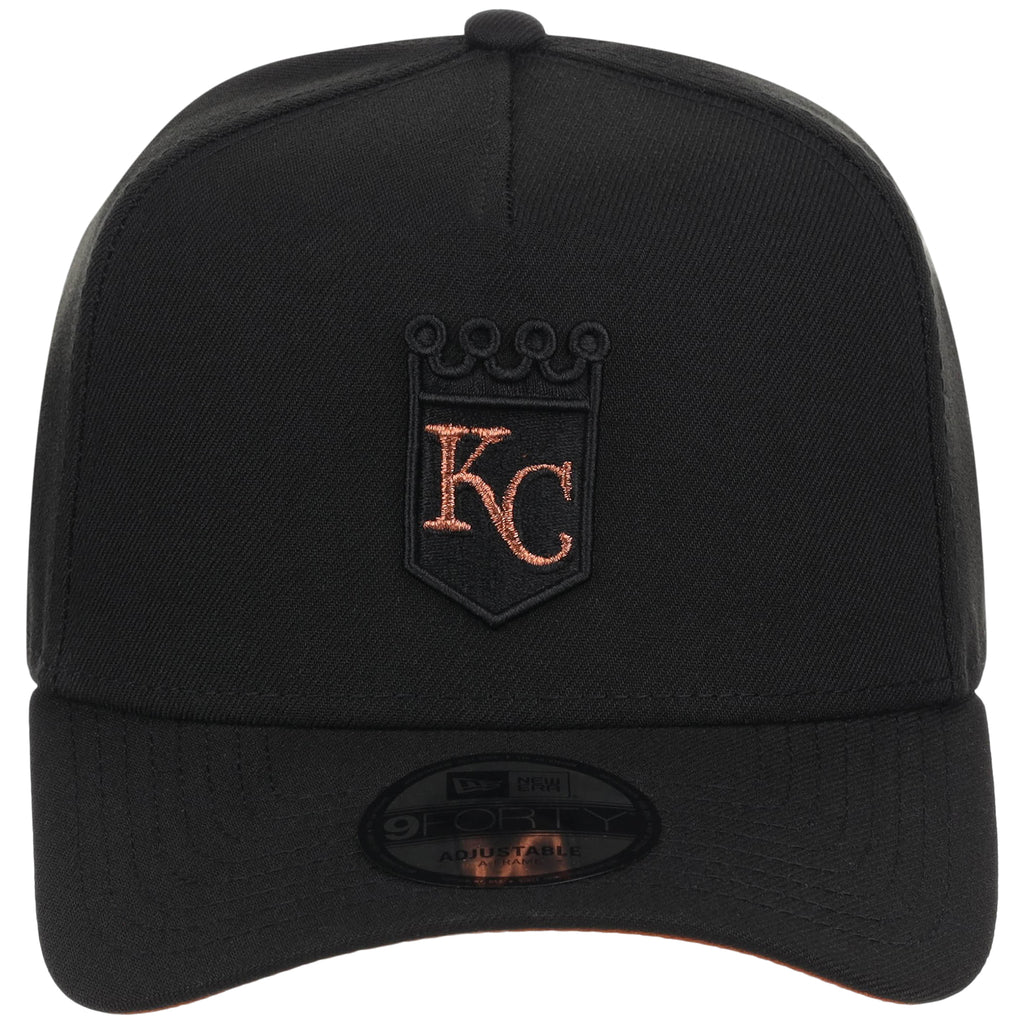 Kansas City Royals MLB Black x Rust FASHION CORE New Era 9FORTY A-Frame