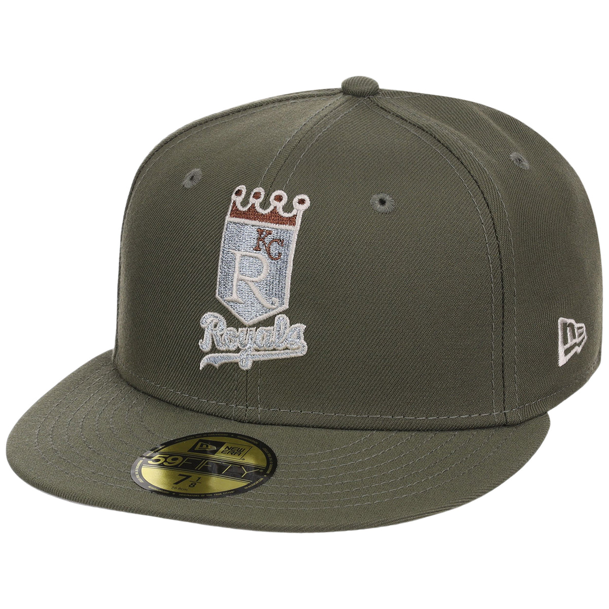 Kansas City Royals MLB Olive Alloy New Era 59FIFTY