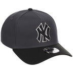 New York Yankees MLB Graphite x Black FASHION CORE New Era 9FORTY A-Frame