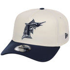 Miami Marlins MLB Chrome x Navy FASHION CORE New Era 9FORTY A-Frame